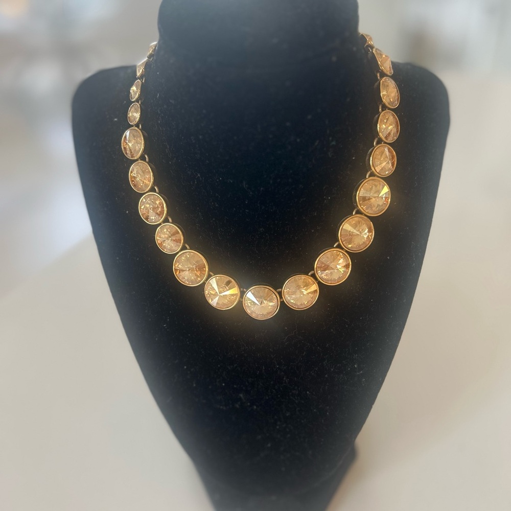 Henri Bendel Gold Necklace Classic Collar Design